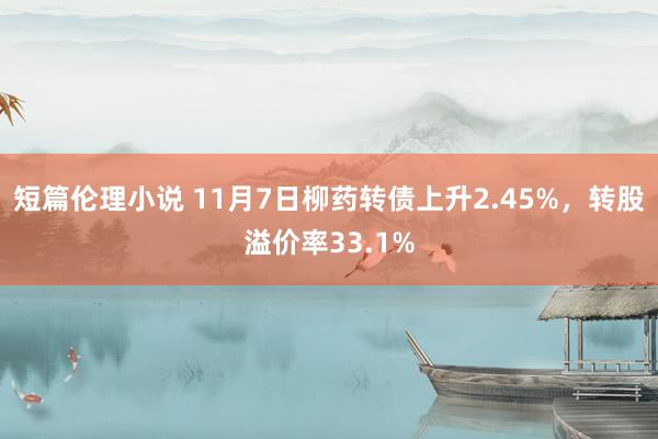 短篇伦理小说 11月7日柳药转债上升2.45%,转股溢价率33.1%