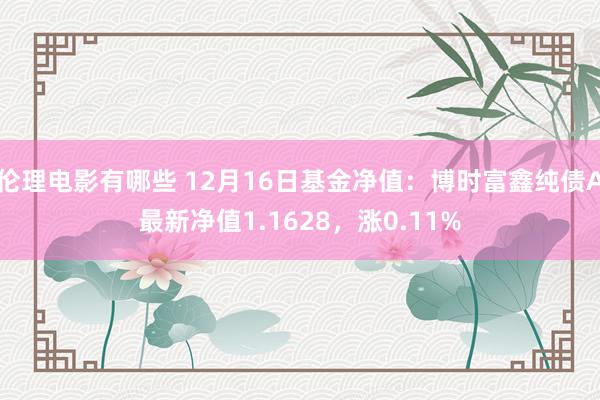 伦理电影有哪些 12月16日基金净值：博时富鑫纯债A最新净值1.1628，涨0.11%