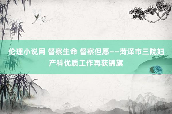 伦理小说网 督察生命 督察但愿——菏泽市三院妇产科优质工作再获锦旗