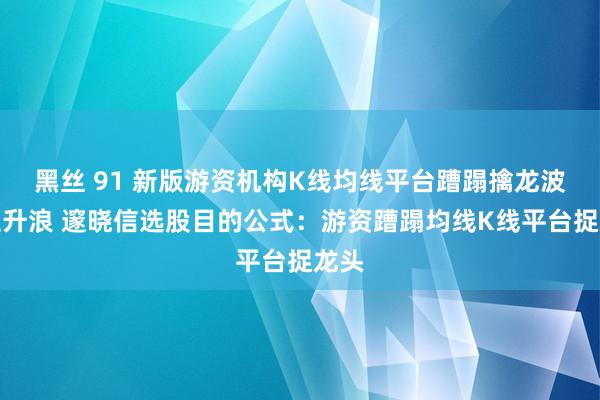 黑丝 91 新版游资机构K线均线平台蹧蹋擒龙波段主升浪 邃晓信选股目的公式：游资蹧蹋均线K线平台捉龙头