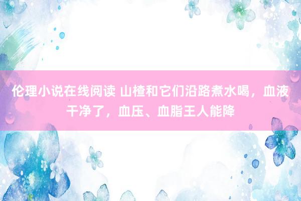 伦理小说在线阅读 山楂和它们沿路煮水喝，血液干净了，血压、血脂王人能降