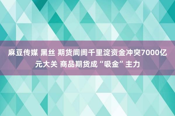 麻豆传媒 黑丝 期货阛阓千里淀资金冲突7000亿元大关 商品期货成“吸金”主力
