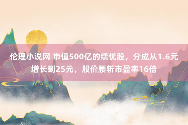 伦理小说网 市值500亿的绩优股，分成从1.6元增长到25元，股价腰斩市盈率16倍