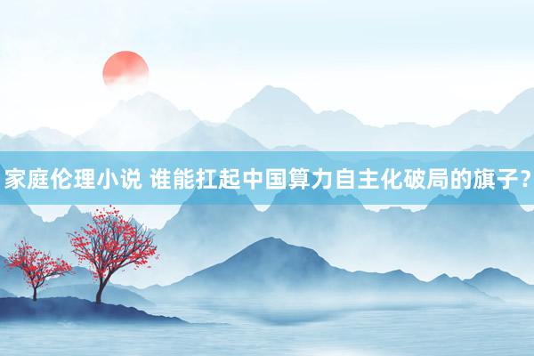 家庭伦理小说 谁能扛起中国算力自主化破局的旗子？