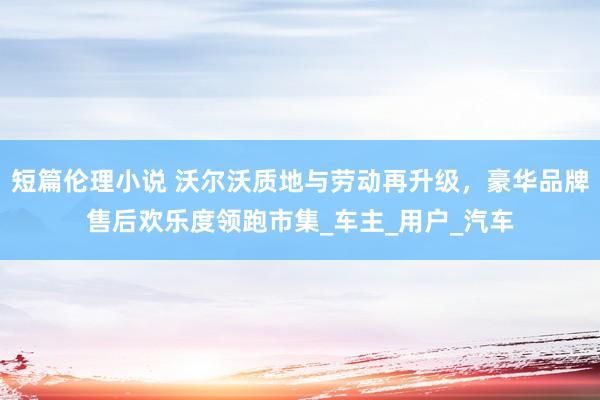 短篇伦理小说 沃尔沃质地与劳动再升级，豪华品牌售后欢乐度领跑市集_车主_用户_汽车